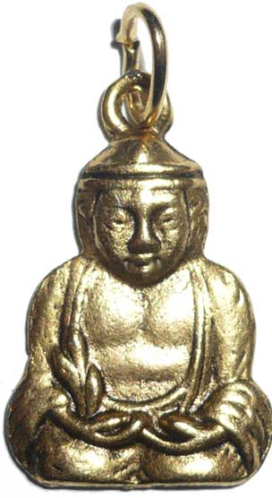 pendentif bouddha en relief